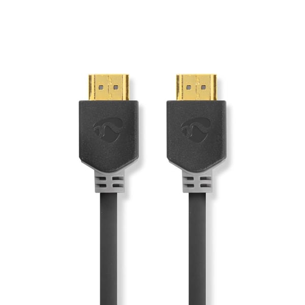 Nedis High Speed ​​HDMI ™ Kaapeli Ethernet | HDMI™ liitin | HDMI™ liitin | 4K@30Hz | ARC | 10.2 Gbps | 20.0 m | Pyöreä | PVC | Antrasiitti | Laatikko