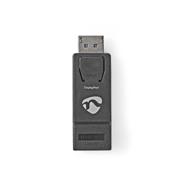 Nedis Displayport-adapter | DisplayPort Han | HDMI™ Output | 1080p@60Hz | Nikkel belagt | Rett | Rund | ABS | ABS | Sort | Boks