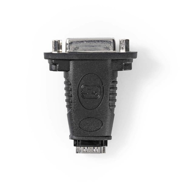 Nedis HDMI™ Adapter | HDMI™ Input | DVI-D 24+1-Pins Hun | Nikkelplateret | Lige | ABS | Sort | 1 stk. | Box