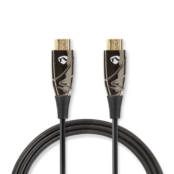 Nedis Aktiivinen Optinen High Speed HDMI-kaapeli, jossa Ethernet | HDMI™ liitin | HDMI™ liitin | 4K@60Hz | 18 Gbps | 10.0 m | Pyöreä | PVC | Musta | P