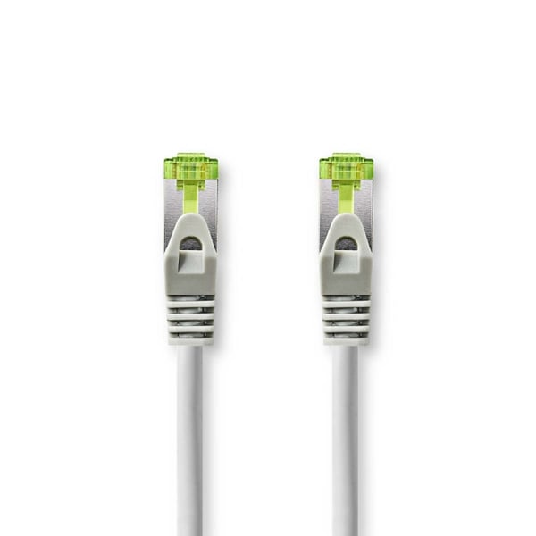 Nedis CAT7 nettverkskabel | S/FTP | RJ45 Han | RJ45 Han | 2.00 m | Snagless | Rund | LSZH | Grå | Boks