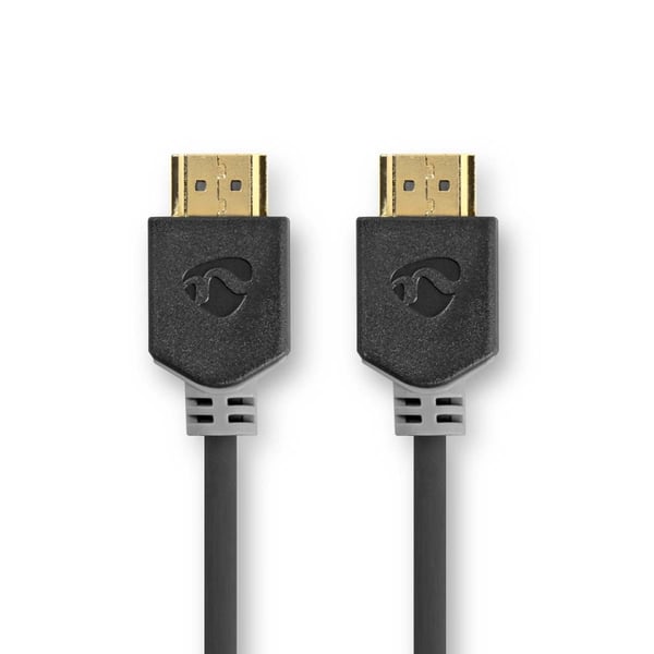 Nedis Ultra High Speed ​​HDMI ™ Cable | HDMI ™ -kontakt | HDMI ™ -kontakt | 8K@60Hz | 48 Gbps | 3.00 m | Rund | 6.7 mm | Antrasitt | Boks