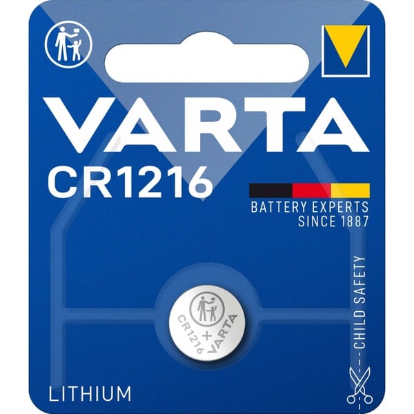 Varta Litiumparisto CR1216 1-läpipainopakkaus