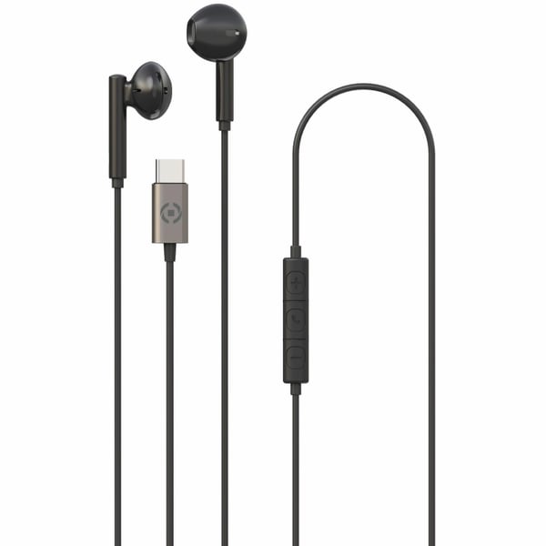 Celly UP1100 Stereohodetelefoner Drop USB-C Black Celly UP1100 Stereohodetelefoner Drop USB-C Black