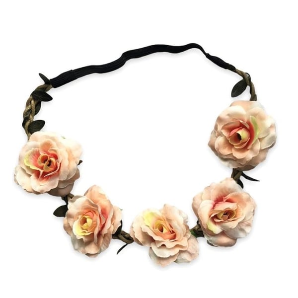 Hårband Hårbånd Blossom - Fersken