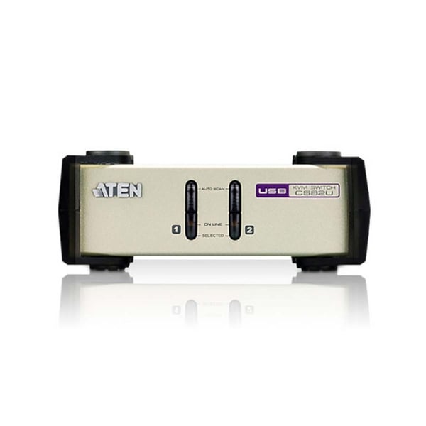 ATENa CS82U Port CS82U KVM-bryter sølv