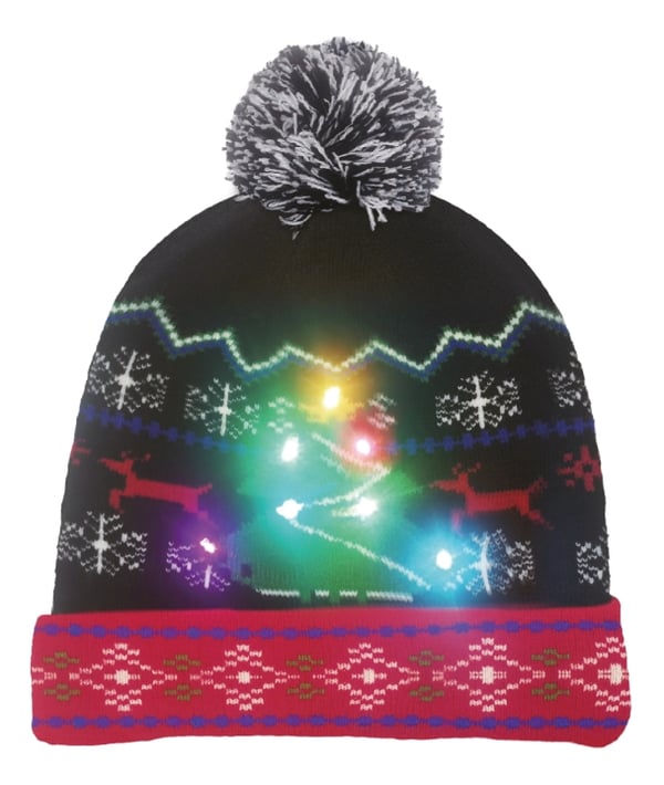 LED-joulupipo, värivalot, yleiskoko