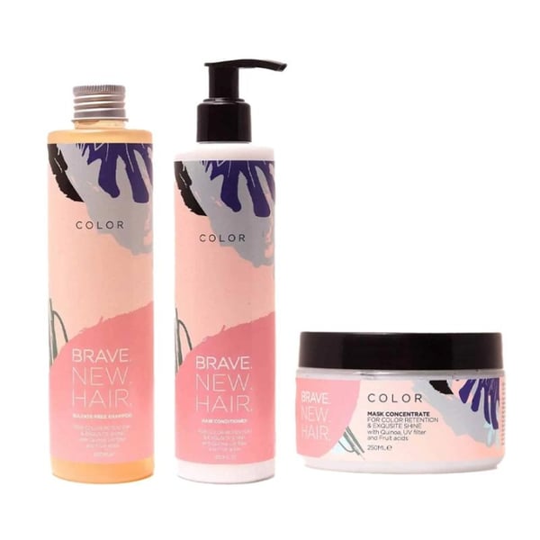 Brave. New. Hair. Brave. New. Hair. 3-pk Colour Shampoo + Conditioner + Mask