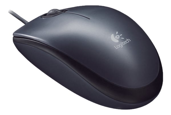 M90 optisk USB-mus med ledning, svart