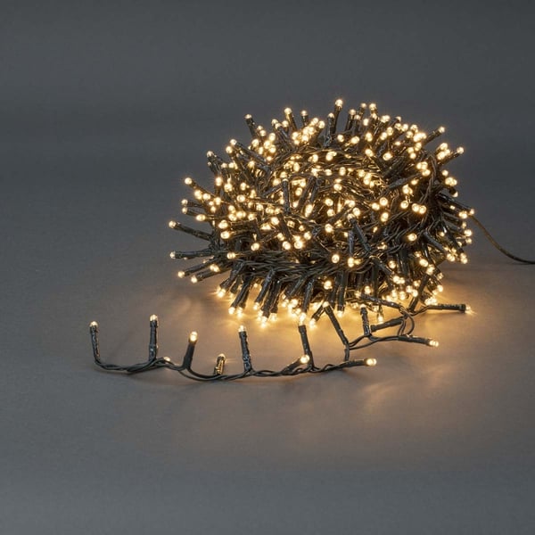Nedis Julebelysning | Kompakt klynge | 700 LED's | Varm Hvid | 14.00 m | Lyseffekter: 7 | Indendørs eller udendørs | Strømforsyning