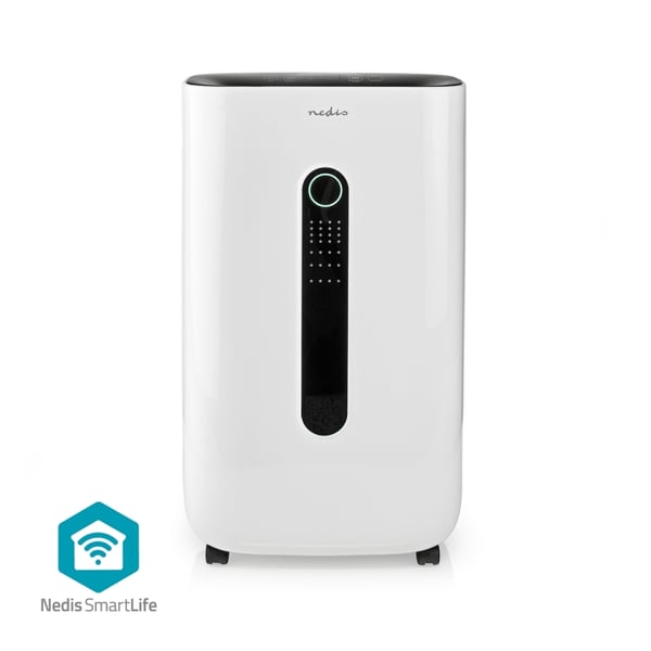 Nedis SmartLife Avfukter | Wi-Fi | 20 l/Døgn | Avfukting / Kontinuerlige / Tørr klesvask / Ventilasjon | Android™ / IOS | Justerbar hygrostat | 195 m³