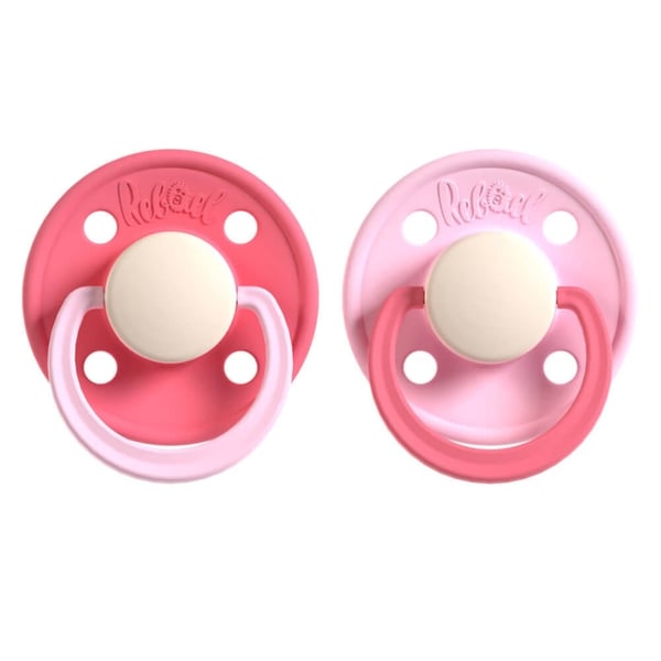 REBAEL Smokk 2-pakning Størrelse 2 Hot Pearly Flamingo / Rising Pearly Lobster