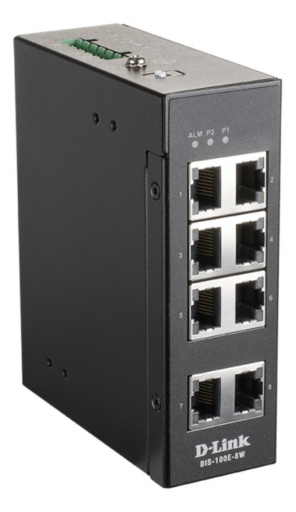 dlink 8 Port Unmanaged Switch with 8 x 10/100 BaseT(X) ports