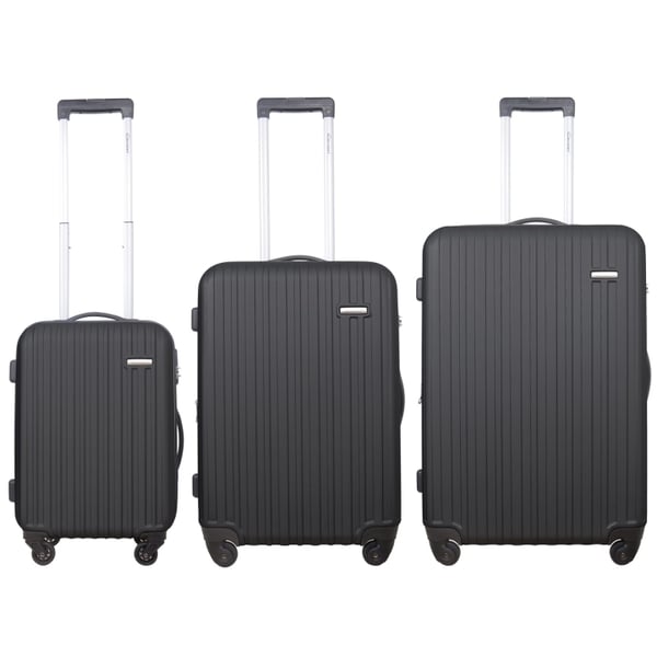 Cavalet Resväskor 3-Pack Rhodos Svart