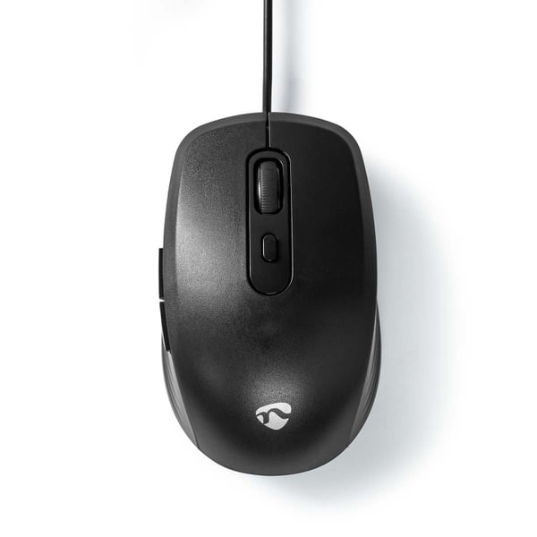 Nedis Mus | Wired | 1200 / 1800 / 2400 / 3600 dpi | Justerbar DPI | Antall knapper: 6 | Right-Handed