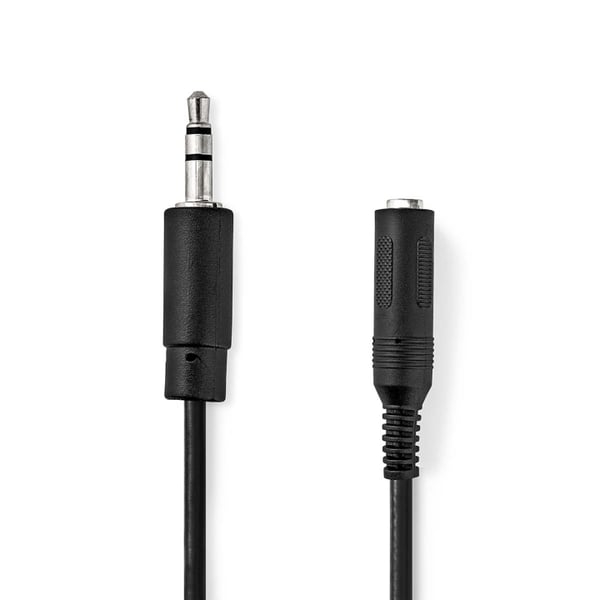 Nedis Stereo Audio kabel | 3.5 mm Hanstik | 6.35 mm Hunstik | Nikkelplateret | 0.20 m | Runde | Blister