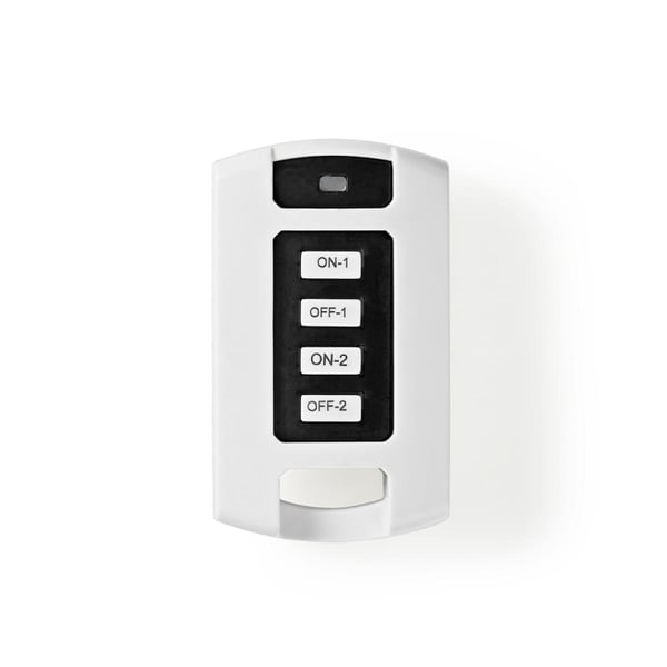 Nedis RF-fjernkontroll | 2 Kanaler | Programmerbare knapper