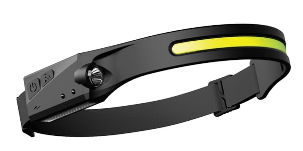 Otsalamppu LX200, COB+LED, USB