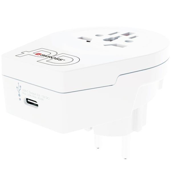 SKROSS C20PD Reseadapter Europa USB-C PD 20W
