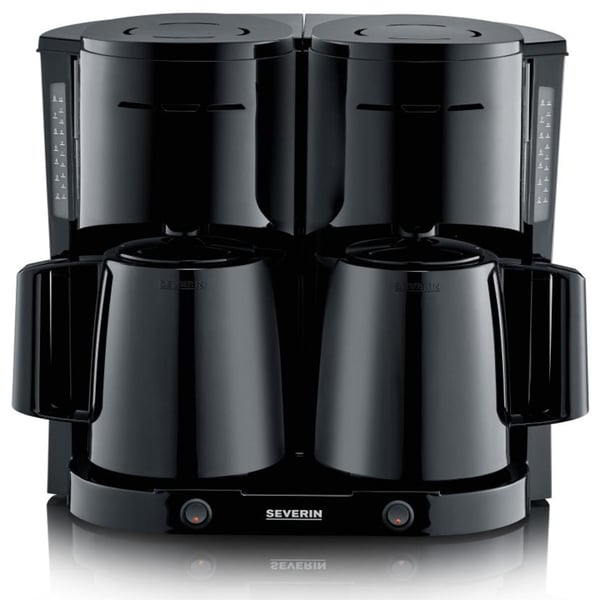 Severin Dobbel termokannebrygger KA9315 1000watt Svart