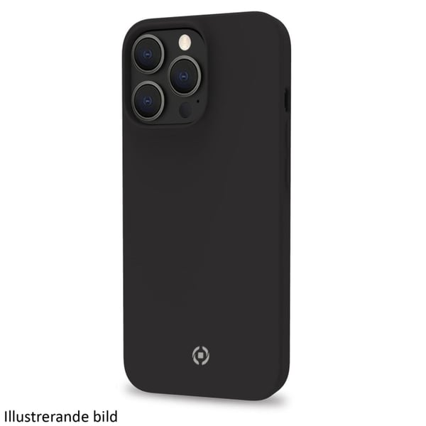 Celly Cromo Soft rubber case iPhone 15 Pro Svart