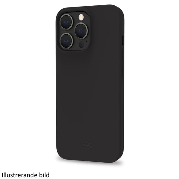 Celly Planet Soft TPU-Cover GRS 100% återvunnen TPU iPhone 15 Pro Max Svart