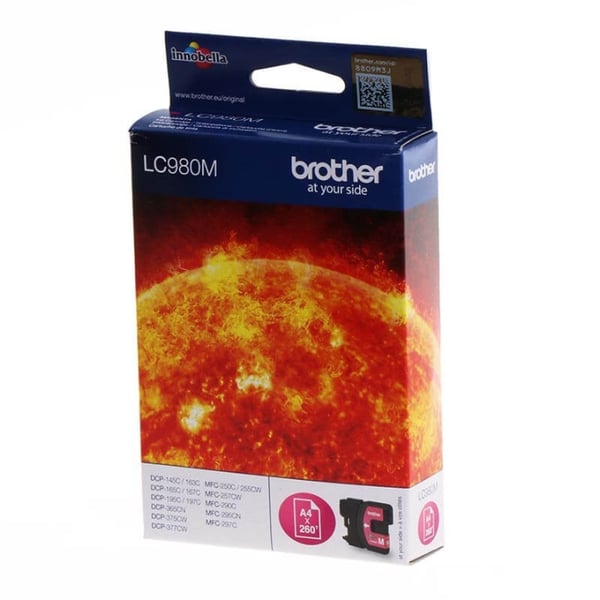 Brother Musteet LC980M LC-980 Magenta