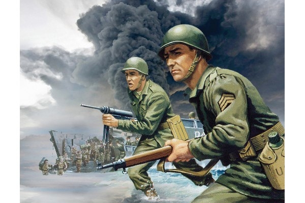 Airfix Det amerikanske infanteriet under andre verdenskrig