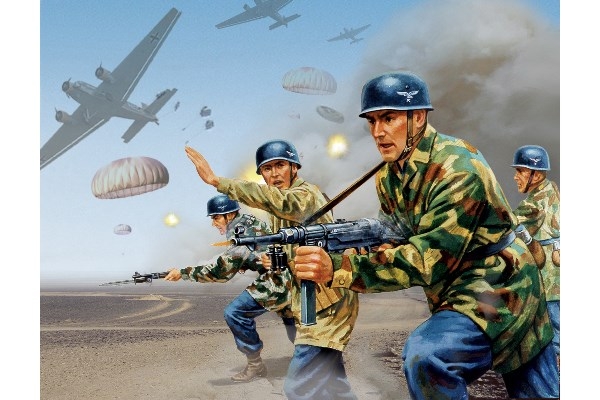 Airfix Tyske fallskjermtropper fra andre verdenskrig