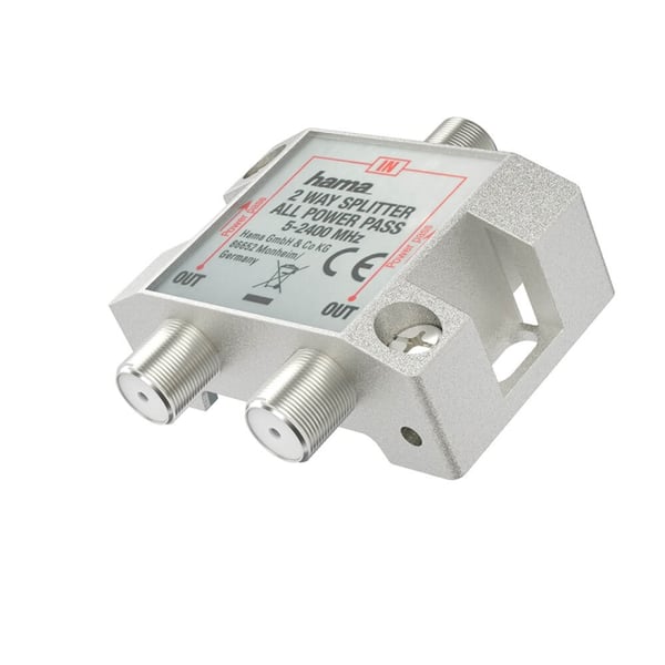 Hama SAT Splitter 2-vejs Fuldt afskærmet