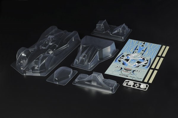 Tamiya r/C Formel E GEN2-bil i skala 1/10 - sett med karosserideler