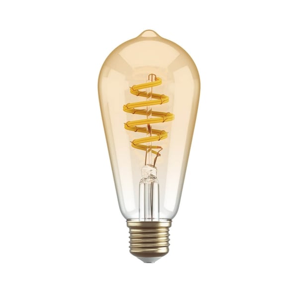 Hombli Smart lampe Filament E27 ST64-Amber CCT