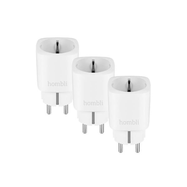 Hombli EU Smart Plug Promo Pak 2+1 Hvit