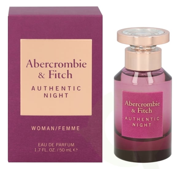 Abercrombie & Fitch Authentic Night Women Edp Spray carton @ 1 bottle x 50 ml Abercrombie & Fitch Authentic Night Women Edp Spray carton @ 1 bottle x 50 ml