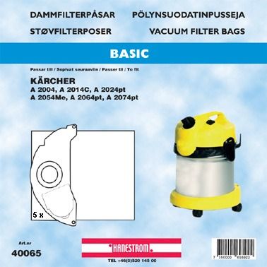 hanestroem Støvsugerposer Hanestrom Kärcher WD4 hanestroem Støvsugerposer Hanestrom Kärcher WD4