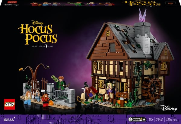 Lego Ideas 21341 - Disney Hokus Pokus: Hytta til Sanderson-søstrene
