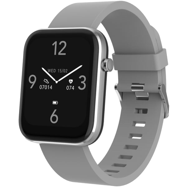 Denver SW-182GR Bluetooth-smartklokke med pulssensor, blodtrykks- og oksygenmåler Denver SW-182GR Bluetooth-smartklokke med pulssensor, blodtrykks- og oksygenmåler