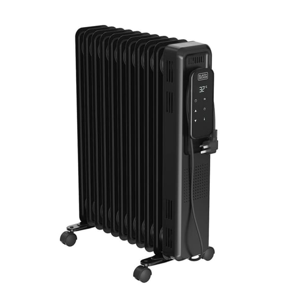 BLACK+DECKER Oljefyr Digital 2500W Svart