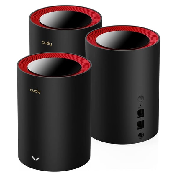 CUDY Mesh Solution M3000 3-pk AX3000 Gigabit Wi-Fi 6 2.5G
