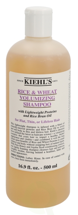 Kiehls Kiehl's Rice & Wheat Volumizing Shampoo 500 ml