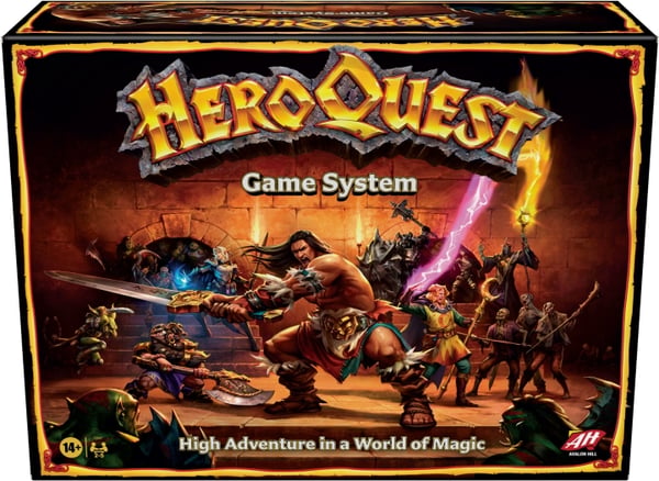 Hasbro Avalon Hill Heroquest brädspel, EN