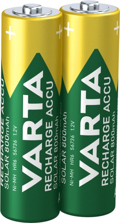 Varta AA (Mignon)/HR6 (56736) oppladbart batteri - 800 mAh, 2 stk. blisterpakning Nikkel-metallhydridbatteri (NiMH), 1,2 V