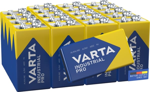 Varta 6LR61/6LP3146/9 V Block (4022) batteri, 20 stk. æske alkaline mangan batteri, 9 V