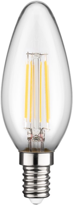 Goobay Filament-LED-kertepære, 4 W sokkel E14, varm hvid, kan ikke dæmpes