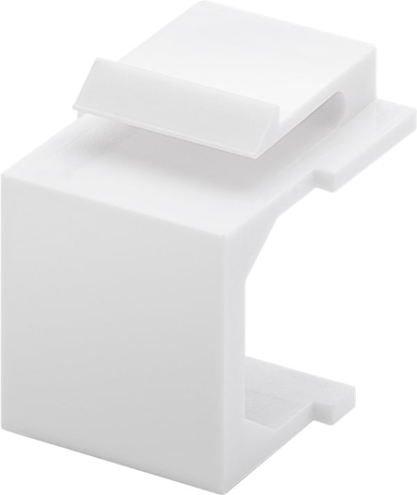 Goobay Keystone-deksler (4-pk), hvit beregnet på bruk som støvdeksel