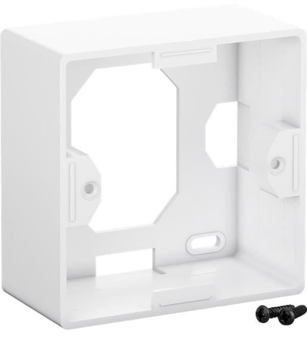 Goobay Overflatemontert skap egnet for Keystone frontplate 80 x 80 og CAT 6/6A koblingsboks