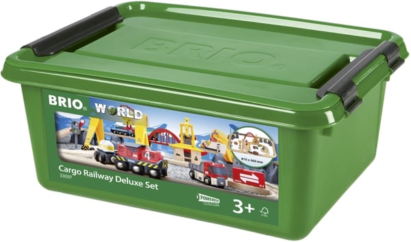 BRIO World 33097 - Frakt- och järnvägsset Deluxe