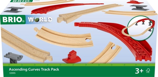 BRIO World 33995 Uppåtgående kurvor spårset