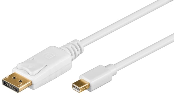 Goobay Adapterkabel for Mini DisplayPort™, gullbelagt Mini DisplayPort-plugg > Displayport™-plugg, 2 m