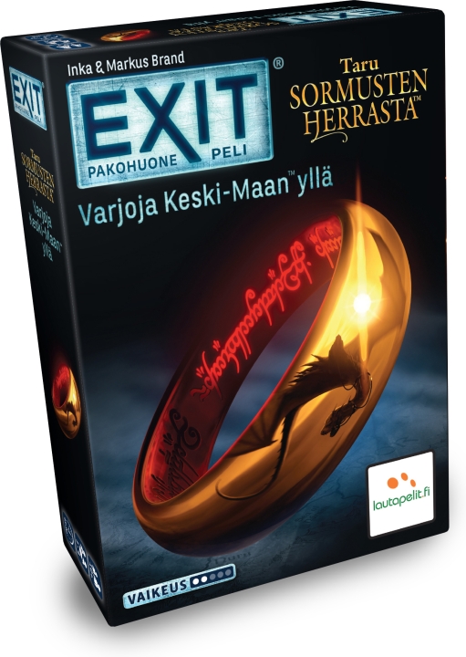 Lautapelit.fi EXIT Taru Sormusten herrasta - Varjoja Keski-Maan yllä -pakohuonepeli